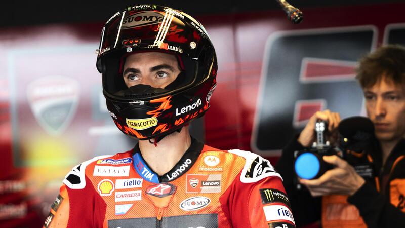 MotoGP 2025. GP della Repubblica Ceca a Brno. Pecco Bagnaia: &quot;L&#039;obiettivo &egrave; cambiato, devo cercare di riprendere Alex Marquez&quot;