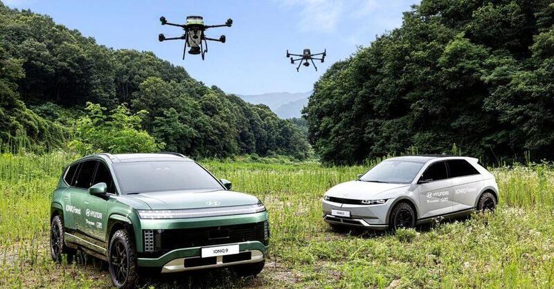 Problema della deforestazione in Corea? Ecco come risolverlo con la nuova IONIQ 9 e i suoi droni