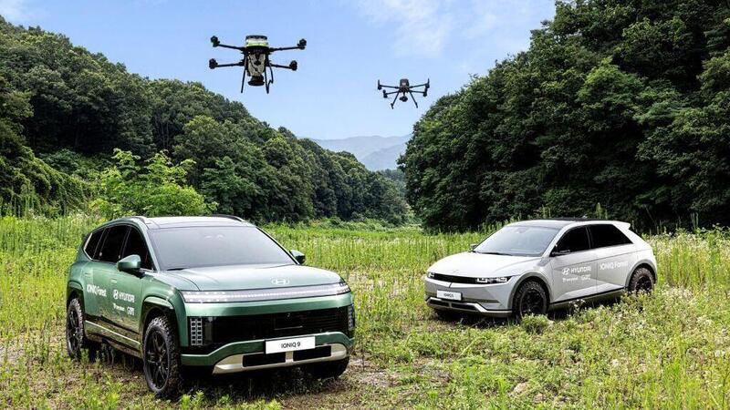 Problema della deforestazione in Corea? Ecco come risolverlo con la nuova IONIQ 9 e i suoi droni