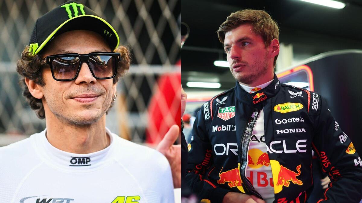 F1. Con chi correrebbe Valentino Rossi? Hamilton, Antonelli o Norris? No: “Voglio Max Verstappen”