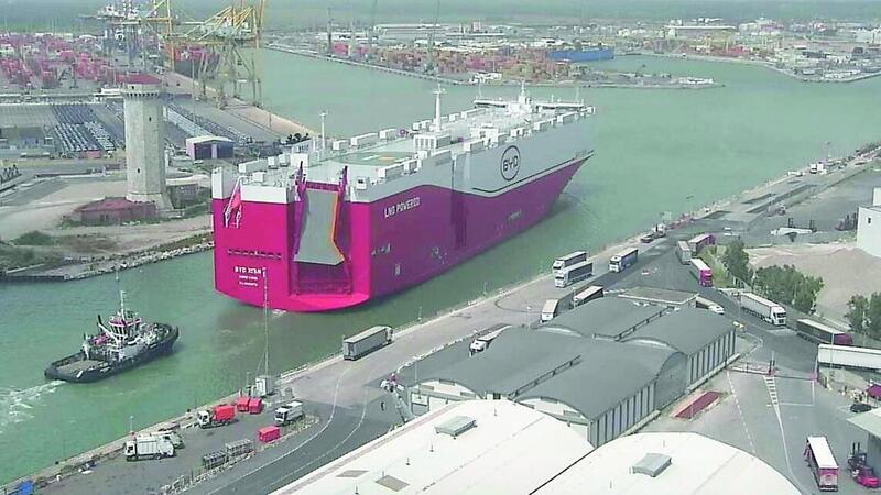 Sbarco record a Livorno: BYD porta 2.350 auto elettriche e inaugura una nuova rotta del futuro