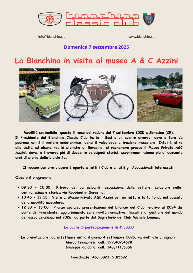 Locandina primo evento in Sorresina