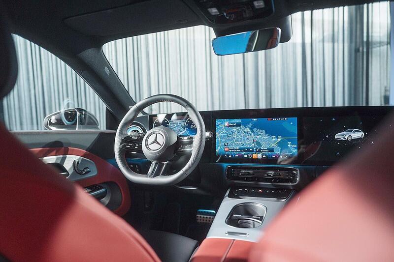 Gli interni della Mercedes CLA Shooting Brake