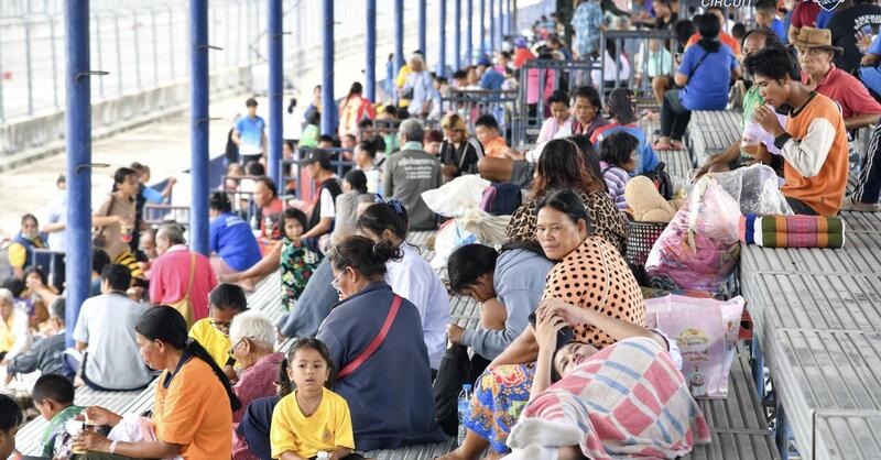 Conflitto Thailandia-Cambogia: il circuito Chang di Buriram utilizzato per 8.000 sfollati 