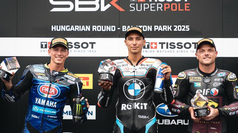 SBK 2025. GP d&rsquo;Ungheria. Toprak si aggiudica la Superpole di Balaton! [GALLERY]