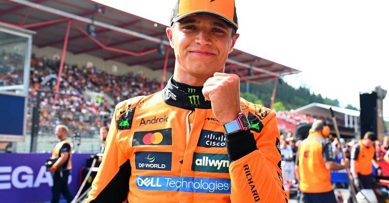 F1. Qualifiche GP Belgio, Norris: &quot;La macchina vola, io e Piastri ci spingiamo al limite&quot;