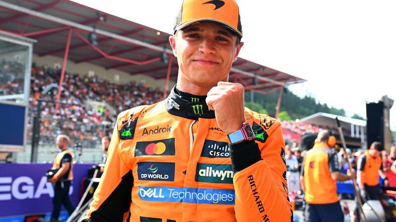 F1. Qualifiche GP Belgio, Norris: &quot;La macchina vola, io e Piastri ci spingiamo al limite&quot;
