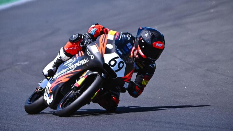 Dunlop CIV 2025, Misano. Marcos Ruda assurdo in Moto3: cade da leader, riparte e vince