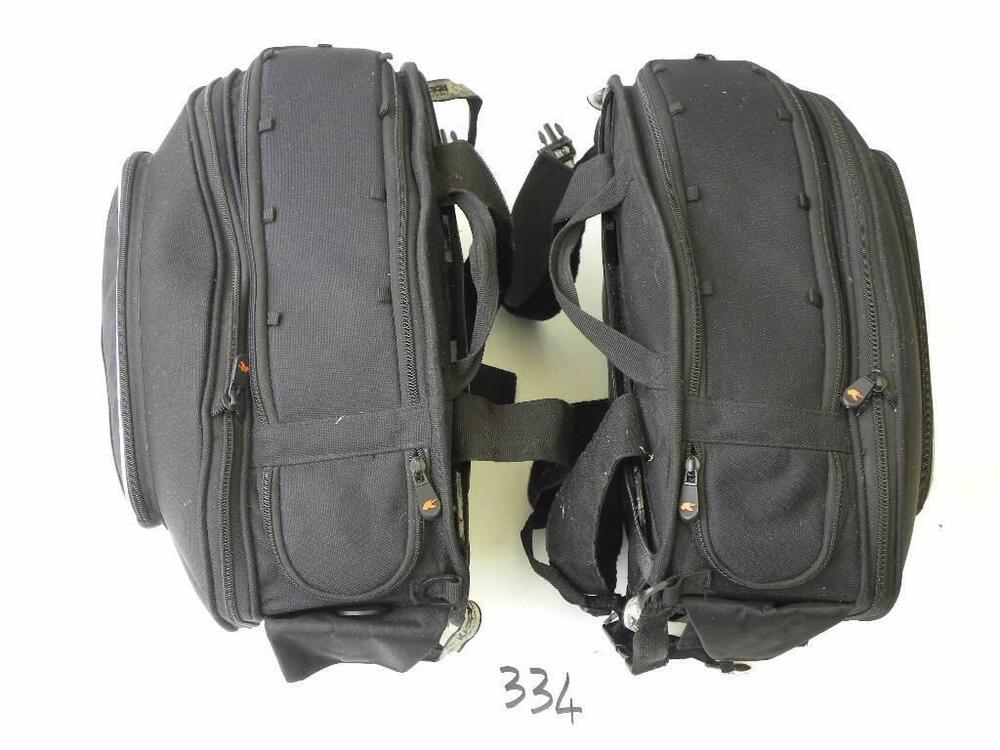 Coppia borse/valigie laterali universali morbide e kappa