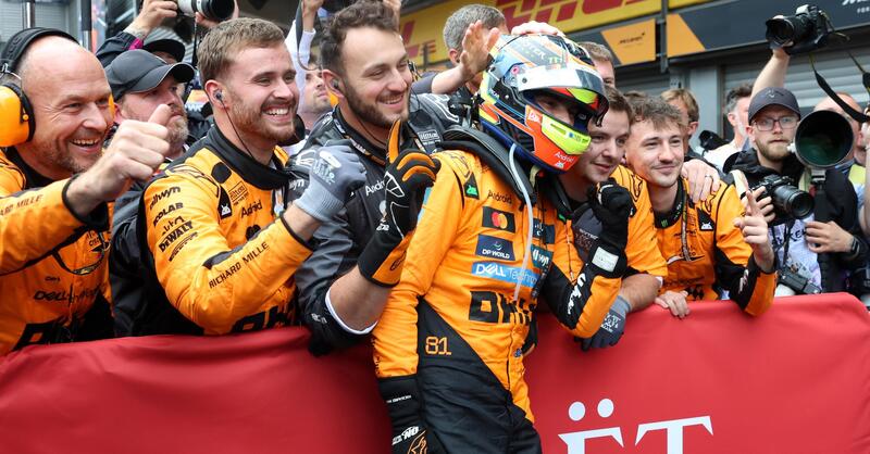 F1. Stella applaude McLaren dopo la doppietta in Belgio: &quot;Piastri e Norris al livello dei campioni del mondo&quot;