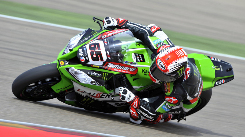 SBK.  Rea vince Gara1 ad Aragon