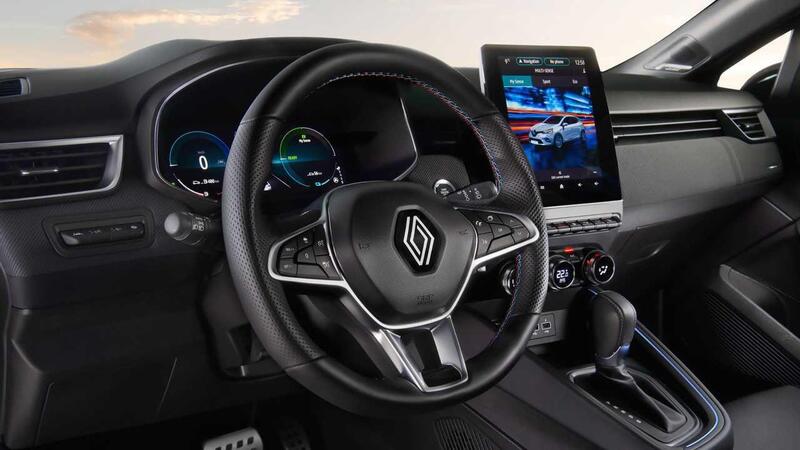 Gli interni della Renault Clio
