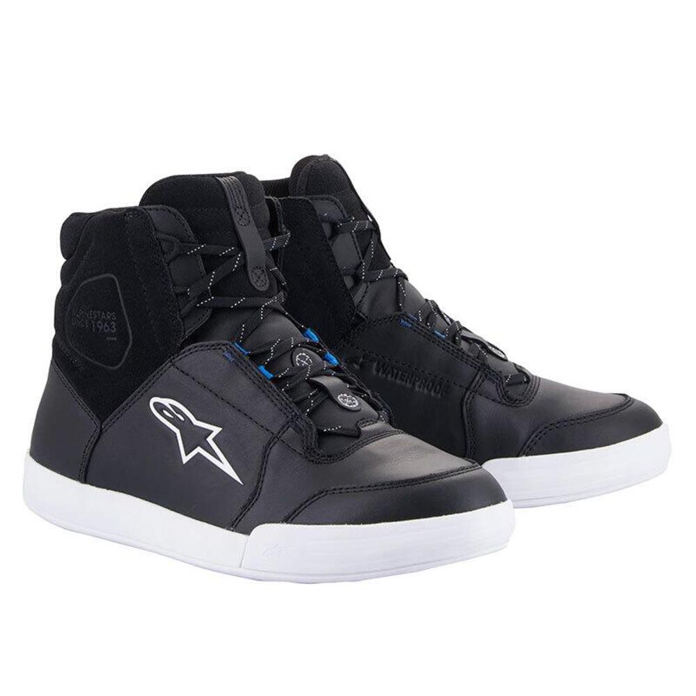 Scarpe moto Alpinestars CHROME Nero Bianco Blu