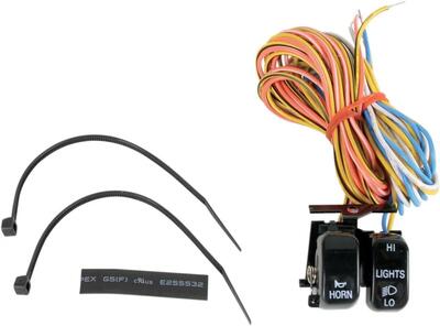 Pulsanti varialuci e clacson neri per Dyna dal 199 Drag Specialties