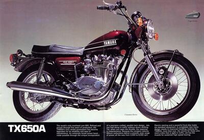Yamaha TX650 d&#039;epoca