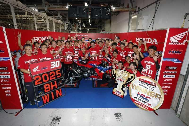 EWC 2025. Alla 8 ore di Suzuka Honda cala il poker nel segno di Zarco!