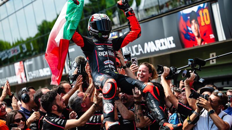 Motomondiale: a Misano torna la tribuna Aprilia