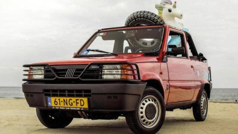Fiat Panda Cabrio: la decappottabile pi&ugrave; simpatica d&rsquo;Olanda &egrave; in vendita