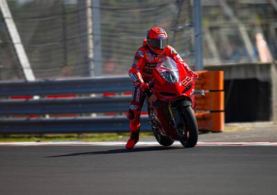 MotoGP 2025. Marc Marquez e Pecco Bagnaia si allenano al Balaton Park con le Panigale V4 S [VIDEO E GALLERY] 