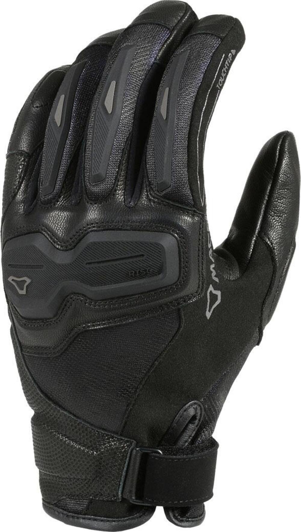 Guanti moto estivi Macna Haros Nero