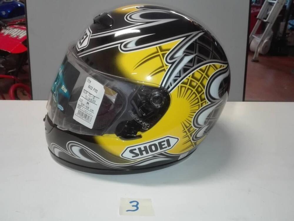 Casco Shoei Raid Pyro giallo (2)