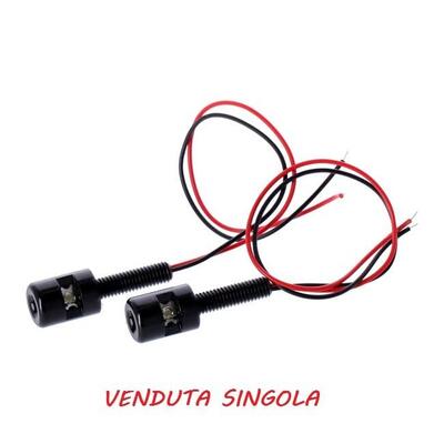 Luce targa LED nera lucida Motorcycle Storehouse 