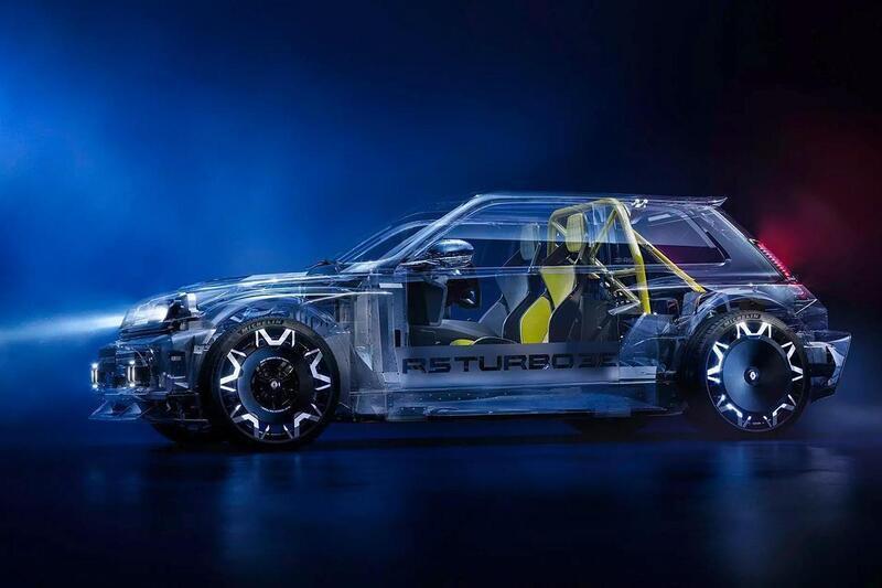 Sotto la carrozzeria della Renault 5 Turbo 3E