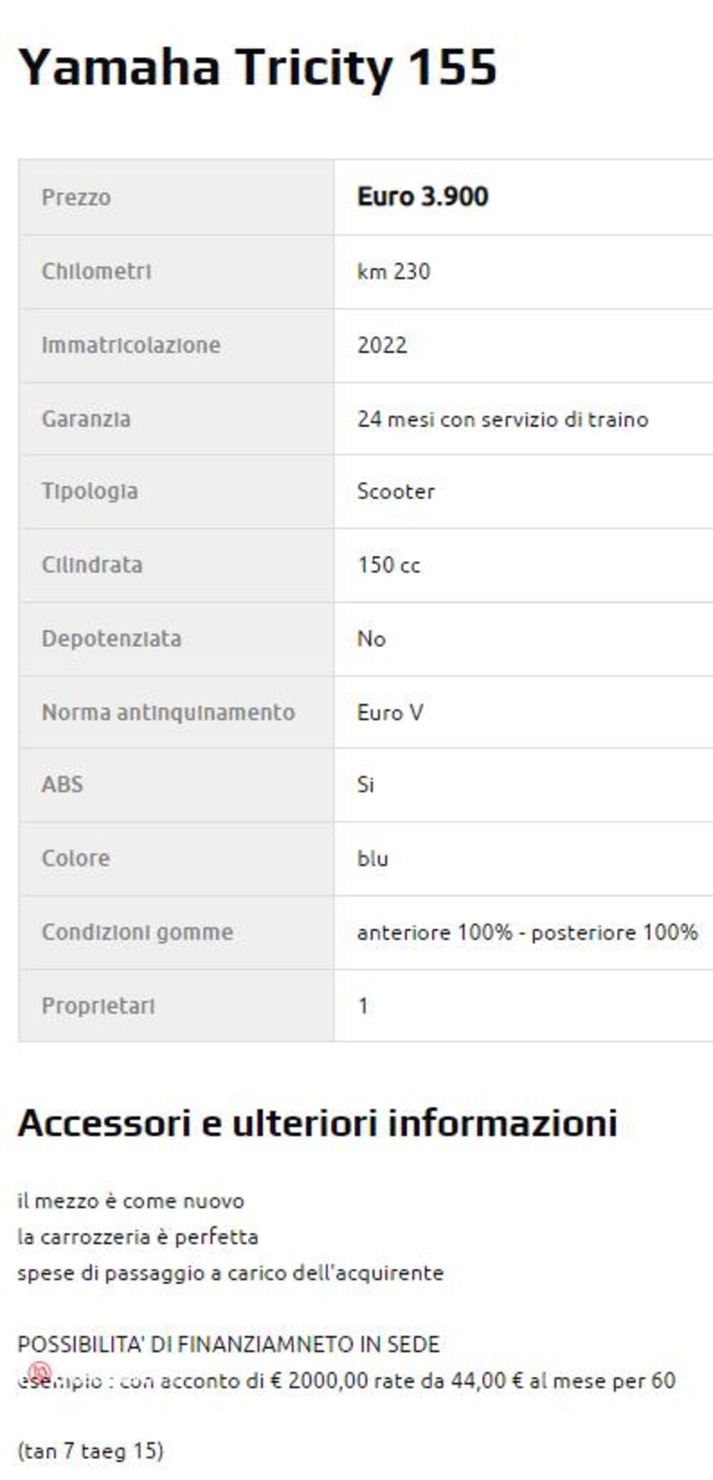Yamaha Tricity 300 (2021 - 24) (7)