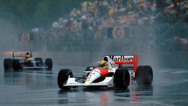 F1 sul bagnato: perch&eacute; oggi la visibilit&agrave; e le vetture impediscono gare come ai tempi di Senna e Schumacher