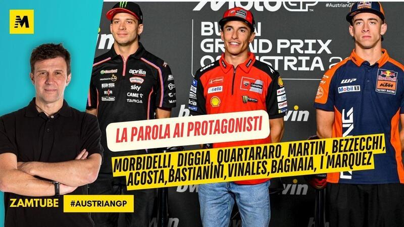 MotoGP 2025. GP dell&#039;Austria. Parlano i piloti: eco cosa hanno detto alla vigilia del GP [VIDEO]