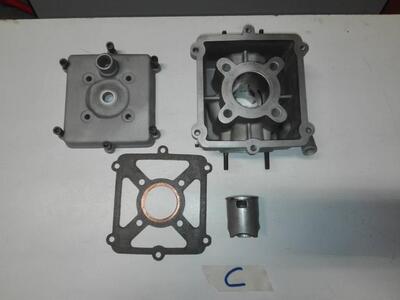 Cilindro-testa-pistone h2o per Morini Moto Morini