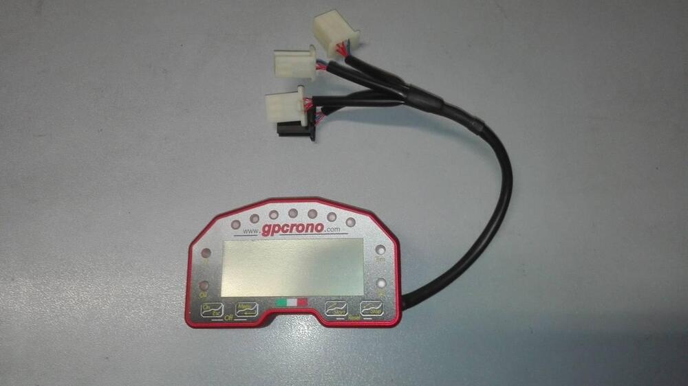 Cruscotto GP CRONO anodizzato rosso GP-CRONO (3)