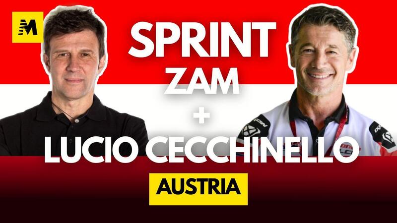 MotoGP 2025. GP di Austria. La Sprint con Zam e Lucio Cecchinello - DIRETTA 18,30 [VIDEO]