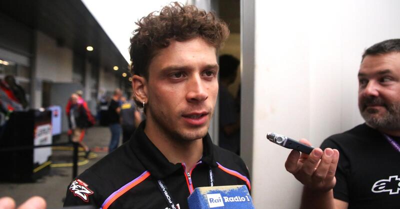 MotoGP 2025. GP di Austria. Marco Bezzecchi: &quot;Sapevo di averne di meno. Oggi mi aspettavo anche Pecco Bagnaia, mi piacerebbe che domani sia davanti&quot; 