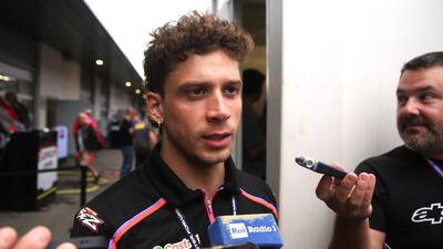 MotoGP 2025. GP di Austria. Marco Bezzecchi: "Sapevo di averne di meno. Oggi mi aspettavo anche Pecco Bagnaia, mi piacerebbe che domani sia davanti" 