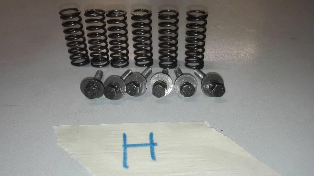 Molle e bulloni frizione hiro 125 frizione ad olio (2)