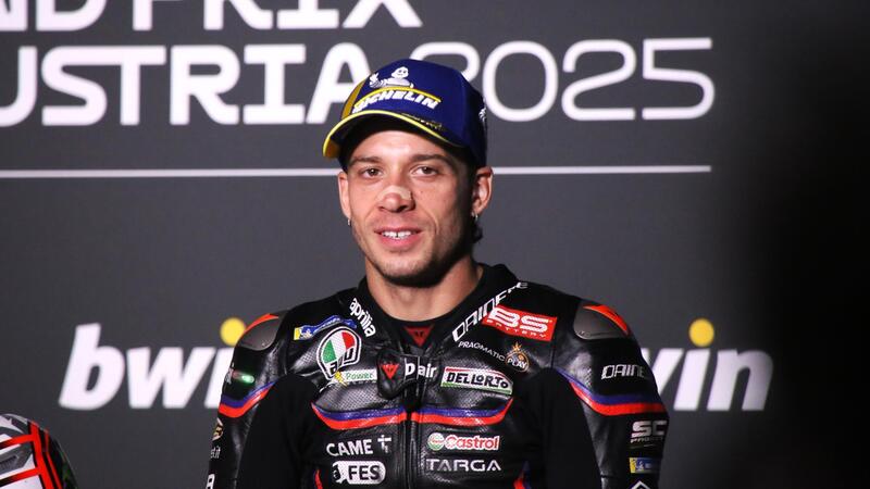 MotoGP 2025. GP di Austria. Marco Bezzecchi: &quot;Mi avevano detto di non farmi strane idee perch&eacute; qua abbiamo sempre faticato... ma io mi sono sentito bene&quot;