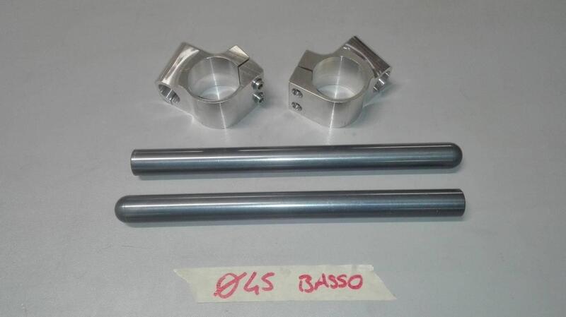 Semimanubri in ergal diametro 45 basso Euro Racing