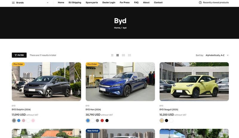 I prezzi di BYD