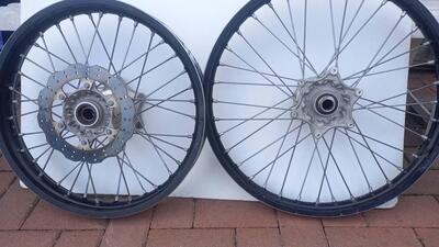 Coppia cerchi e mozzi per ktm/ husky/ gas gas Did