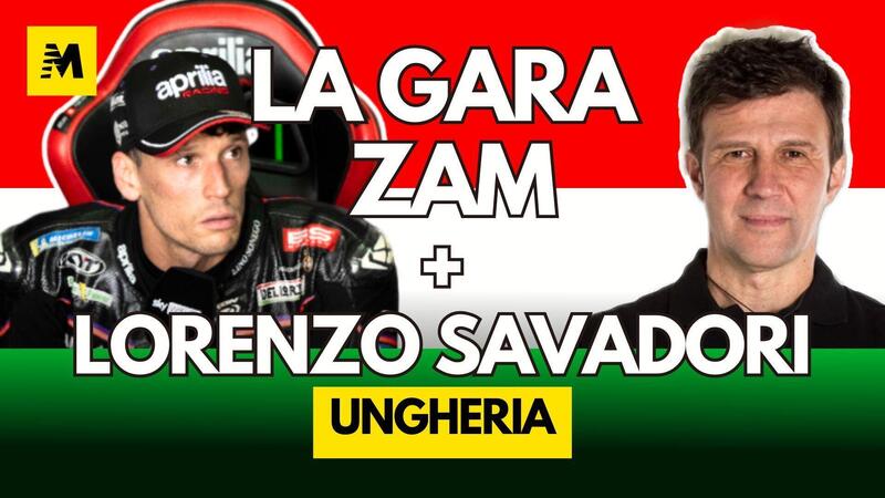 MotoGP 2025. GP di Ungheria. La gara con Zam e Lorenzo Savadori [VIDEO]