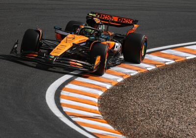 F1. GP Olanda: Norris subito davanti in FP1, Aston Martin sorpresa. Ferrari fuori da top 10, problemi per Antonelli e Verstappen