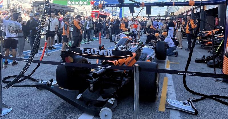 F1. GP Olanda: McLaren porta in pista la nuova ala posteriore per la MCL39 ma c&#039;&egrave; un retroscena
