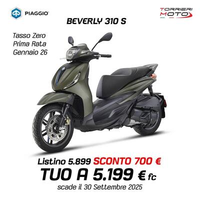 Piaggio Beverly 310 S (2025) nuova