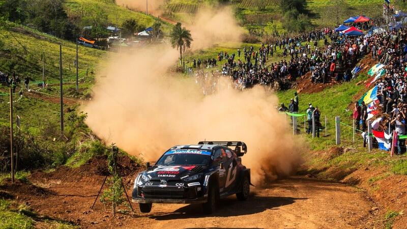 WRC25 #10 Paraguay 1. Rovanpera in testa [VIDEO]
