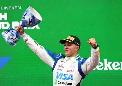 F1. Nel giorno del doppio zero della Ferrari a Zandvoort, Hadjar bagna il naso ad Antonelli