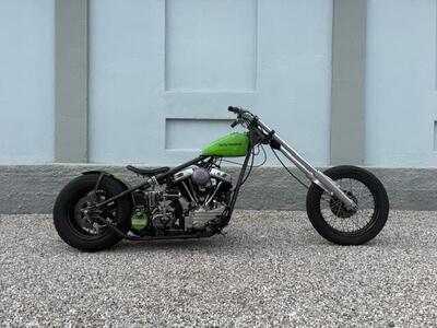 Harley-Davidson Panhead chopper d&#039;epoca