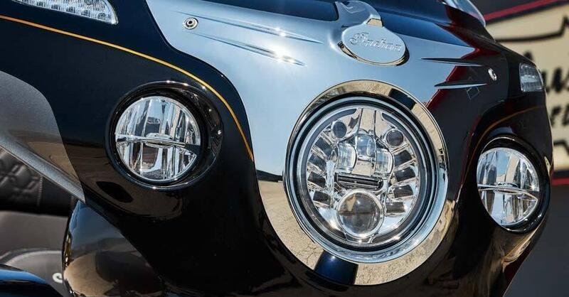 Il radar c&#039;&egrave;, ma non si vede. Indian Motorcycle lo nasconder&agrave; nel faro