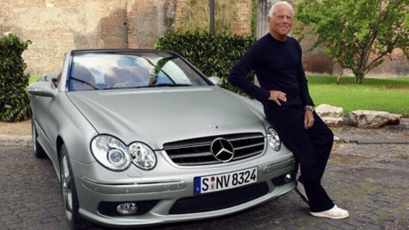 Giorgio Armani, il re della moda e il suo legame con l&rsquo;automobile: dalle Mercedes ai progetti con Fiat 500e