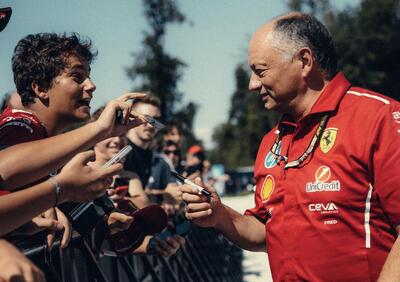 F1, Frédéric Vasseur a Monza: Concentriamoci sul secondo posto e sul futuro della Ferrari